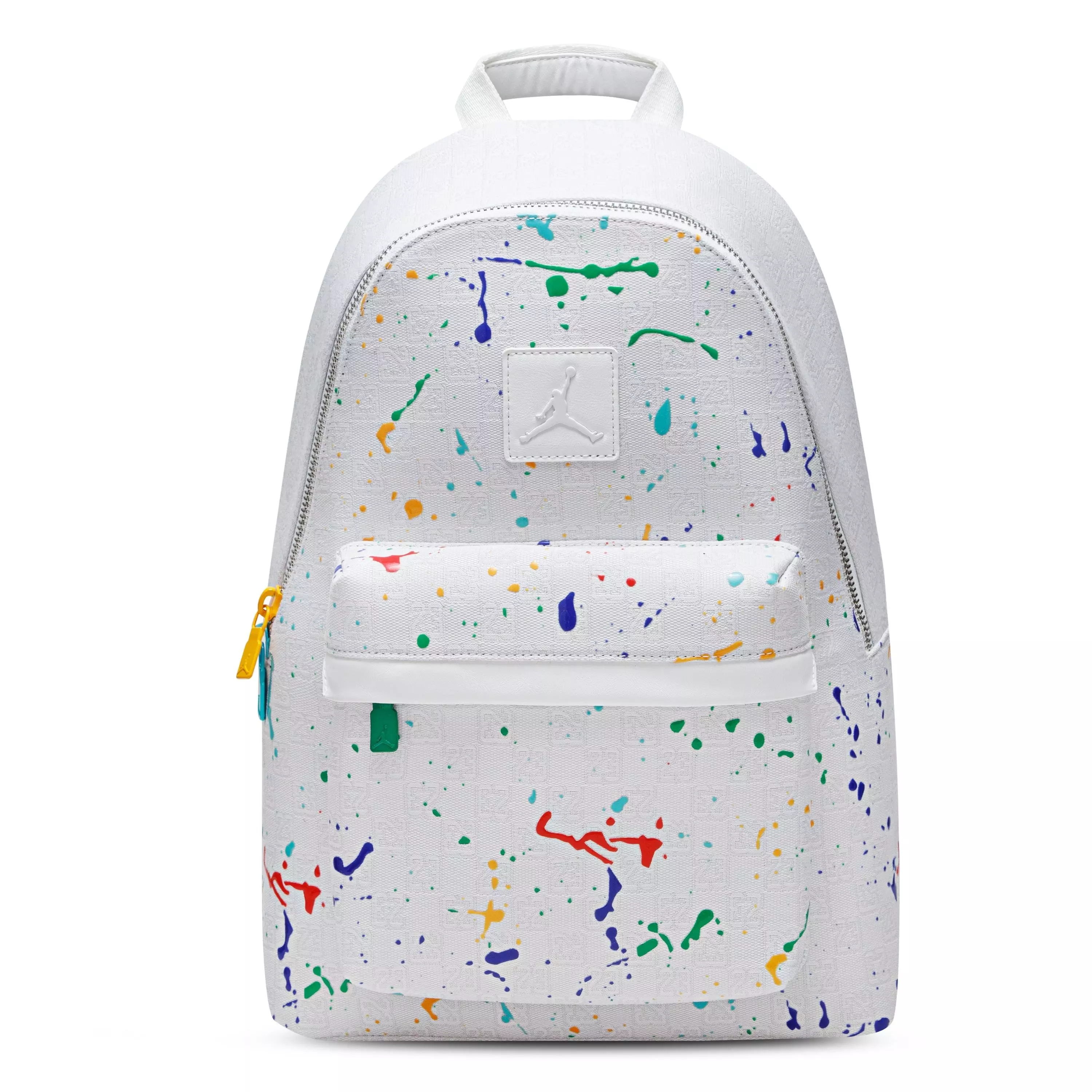 Jordan Monogram Women's Casual Padded Backpack - White/Multi